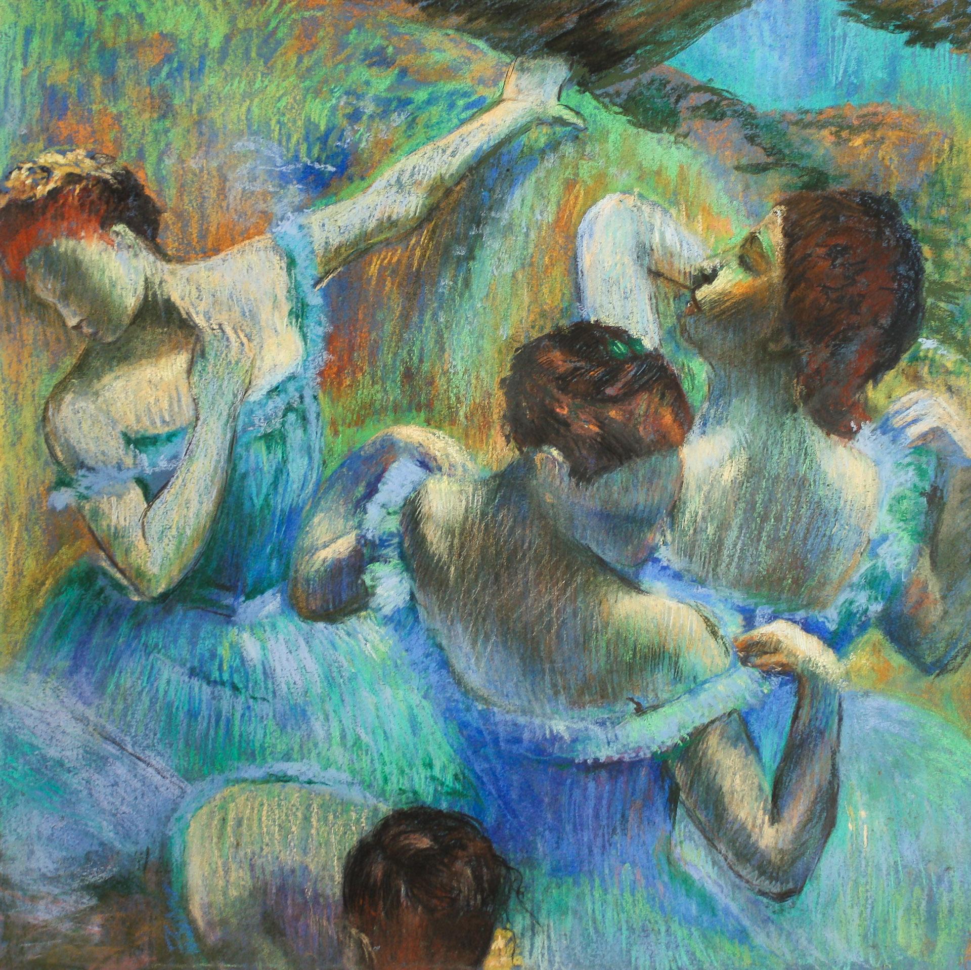 Anna Gestrich – Kopien | Edgar Degas "Tänzerinnen in Blau"