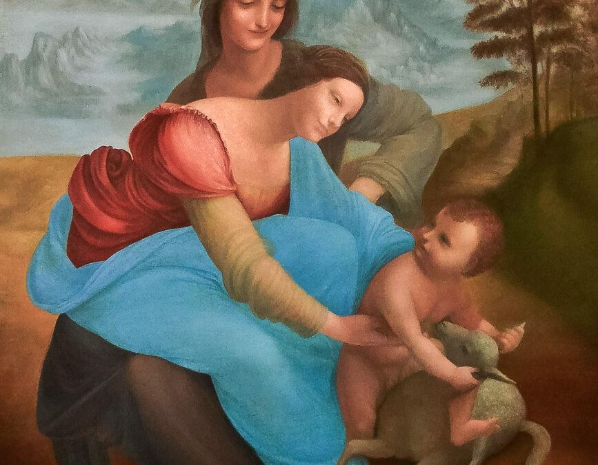 Leonardo da Vinci „Anna selbdritt“