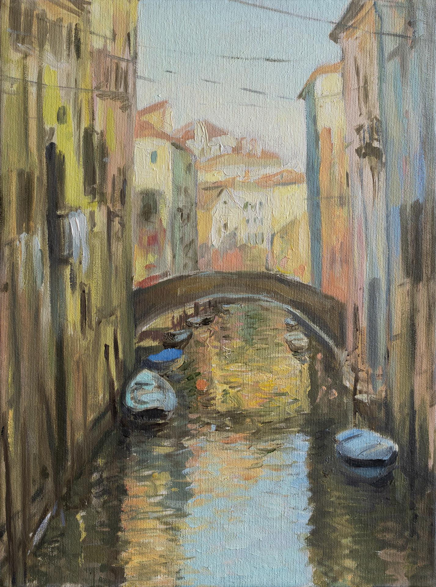 Anna Gestrich – Malerei | Wasserstraße von Venedig
